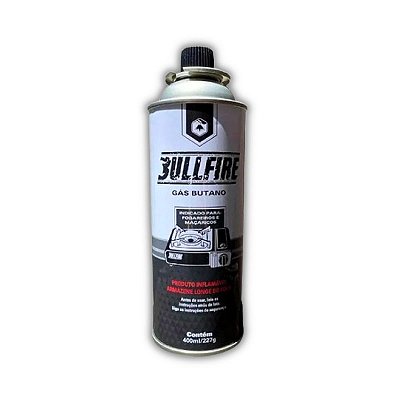 Refil de Gás Butano BullFire 227G/400ML VOLCANO