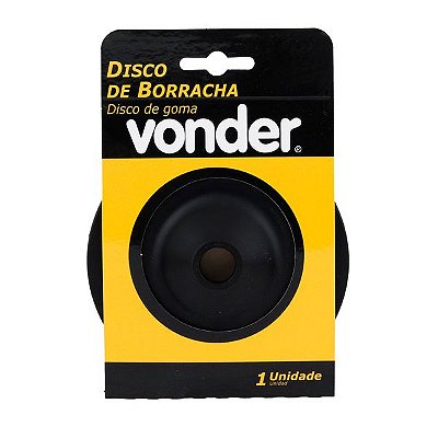 Suporte de Disco de Borracha Flexível 4 1/2 (SEM VELCRO) Vonder