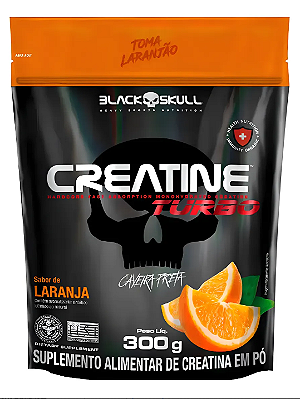 Creatina Turbo | Black Skull - Laranja - 300g