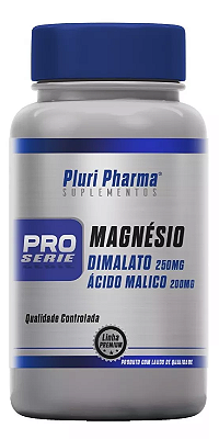 Magnésio Dimalato 250mg + Ácido Málico 200mg | 90 doses