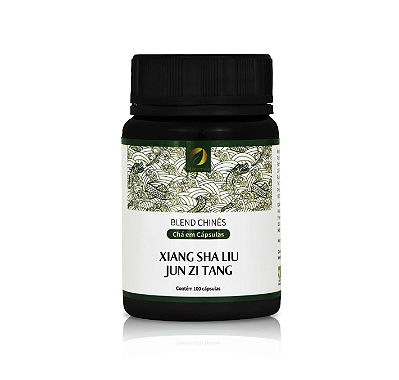 Xiang Sha Liu Jun Zi Tang | Inflamação Digestiva - 100 cápsulas