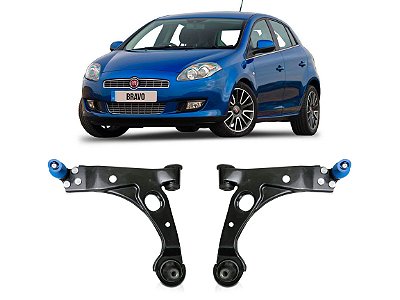 2 Bandejas Leque Suspensão Dianteira Fiat Bravo 2011 A 2017