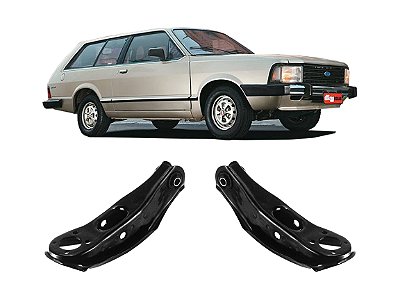 2 Bandeja Balança Superior Dianteira Ford Belina 1983 A 1991