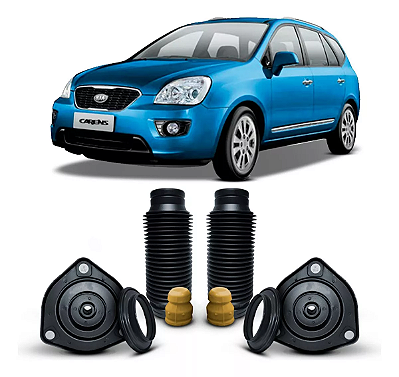 Kit Coxim Batente Suspensão Dianteira Kia Carens 2008 A 2013