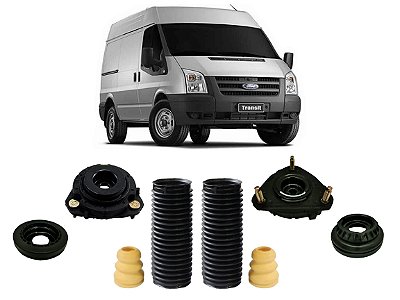 Kit Coxim Batente Amortecedor Dianteiro Ford Transit 2008 A 2014