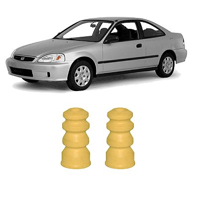 Reparo Batente Amarelo Traseiro Civic 1997 1998 1999 2000