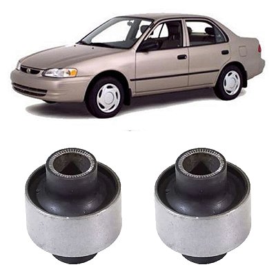 Kit Borracha Dianteira Suspensão Toyota Corolla 1993 a 2002