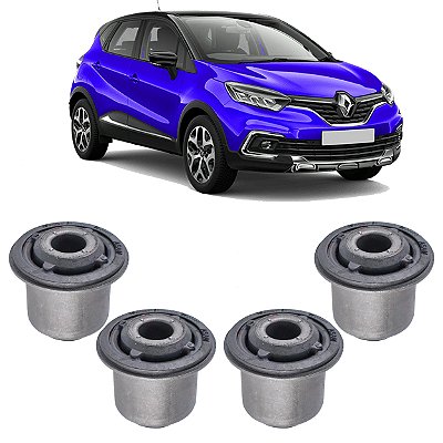 Kit 4 Bucha Leque Dianteiro Renault Captur 2018 2019 2020 21