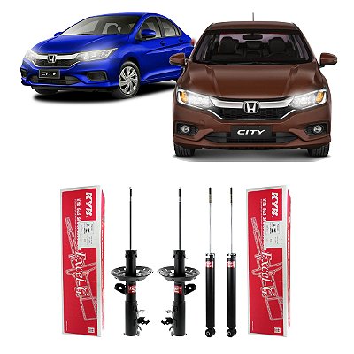 Par Amortecedor Dianteiro Traseiro Honda City 2015 2016 2017