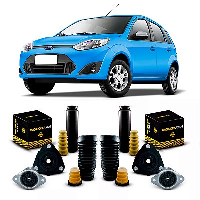Kit Coxim Batente Dianteiro Traseiro Ford Fiesta 2011 A 2014