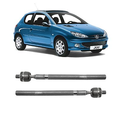 Par Braço Articulação Axial Direção Peugeot 206 2000 a 2010