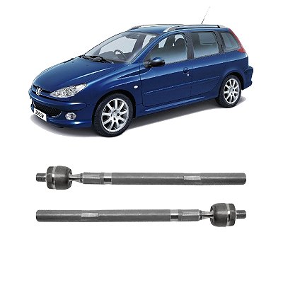 2 Braço Barra Axial Direção Peugeot 206 SW 2006 2007 2008