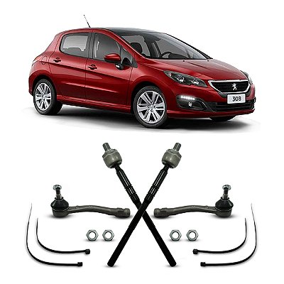 Articulação Axial + Terminal Direção Peugeot 308 2015 a 2019