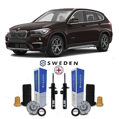 Par Amortecedores + Kit Dianteiro Bmw X1 Sdrive 2016 A 2022
