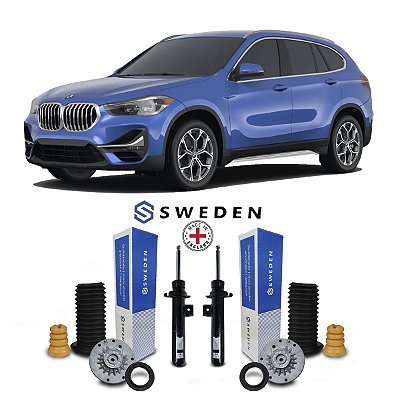Par Amortecedores +  Kit Dianteiro Bmw X1 Xdrive 2016 A 2022