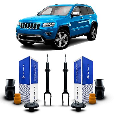 Par Amortecedor + Kit Dianteiro Grand Cherokee 2011 A 2015