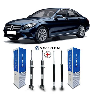 4 Amortecedor Dianteiro Traseiro Mercedes C200 2015 A 2019