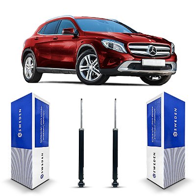 Par Amortecedor Sweden Traseiro Mercedes Benz Gla200 2017 2018