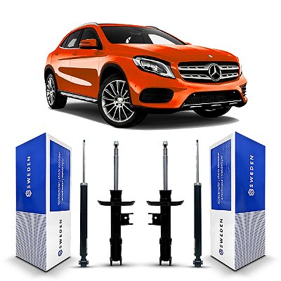 4 Amortecedores Sweden Mercedes Benz Gla250 2015 2016 2017 2018