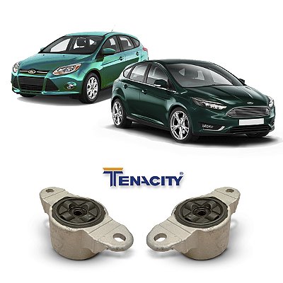 Par Coxim Batente Suporte Tenacity Traseiro Suspensão Traseira Ford New Focus Hatch 2014 2015 2016 2017 2018 2019