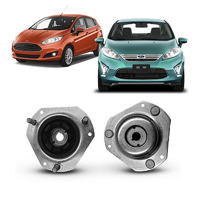 Par Coxim Batente Amortecedor Dianteiro Suspensão Ford New Fiesta Hatch 2011 2012 2013 2014 2015 2016 2017 2018 2019