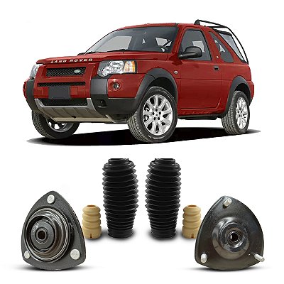 Par Kit Coxim Rolamento Batente Coifa Dianteiro Suspensão Dianteira Land Rover Freelander 2003 2004 2005 2006