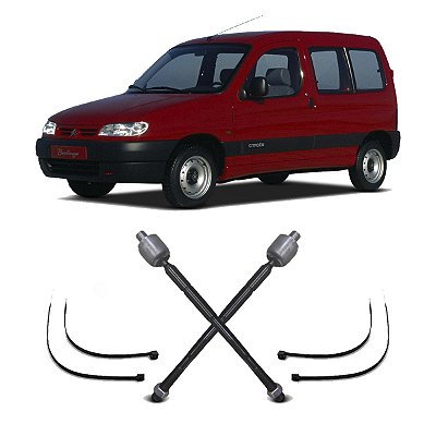 Par Braço Barra Articulação Direção Axial Citroen Berlingo 1998 1999 2001 2002 2003 2004 2005 2006 2007