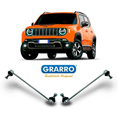 Par Bieleta Tirante Estabilizadora Amortecedor Traseiro Grarro Jeep Renegade 4x2 2015 2016 2017 2018 2019 2020 2021
