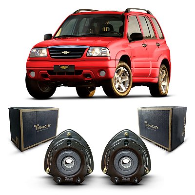 Par Coxim Batente Suporte Amortecedor Dianteiro Chevrolet Tracker 2001 2002 2003 2004 2005 2006 2007 2008 2009