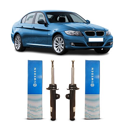 2 Amortecedor Dianteiro Sweden BMW 320i E90 2007 2008 2009 2010