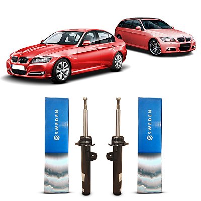 2 Amortecedor Dianteiro Sweden BMW 325i E90 2007 2008 2009 2010