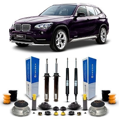 Jogo 4 Amortecedor Kit Dianteiro Traseiro Bmw X1 Sdrive 2014