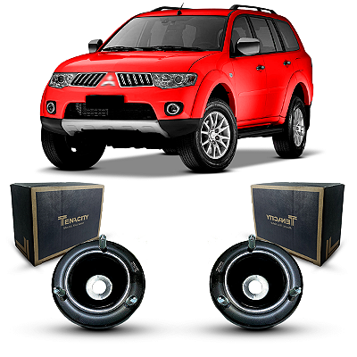 Par Coxim Batente Suporte Amortecedor Dianteiro Suspensão Dianteira Tenacity Mitsubishi Pajero Dakar 2009 2010 2011 2012