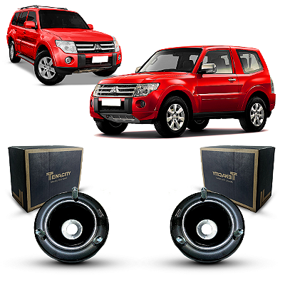 Par Coxim Batente Suporte Amortecedor Dianteiro Tenacity Mitsubishi Pajero Full 2008 2009 2010 2011 2012 2013 2014