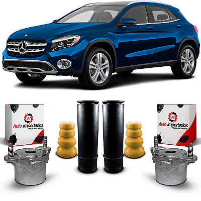 Kit Coxim Batente Coifa Traseira Mercedes GLA200 2014 a 2020