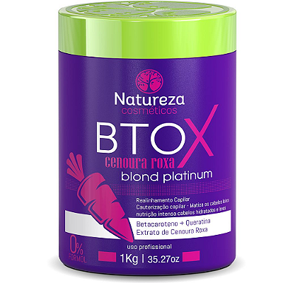 BTOX DE CENOURA ROXA - NATUREZA COSMÉTICOS