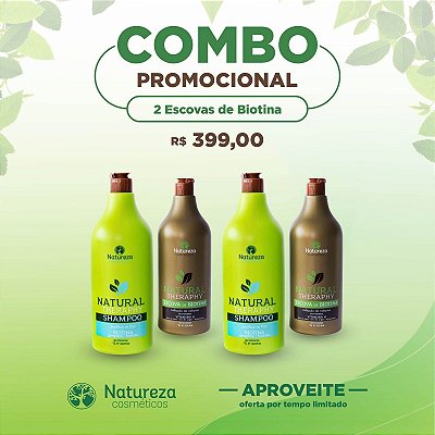 2 ESCOVA PROGRESSIVA ORGÂNICA BIOTINA