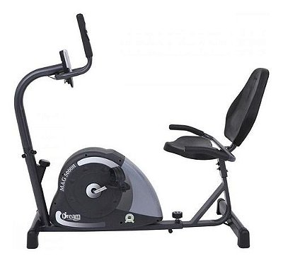 Bicicleta Horizontal Ergométrica Magnética Mag5000H Dream Fitness