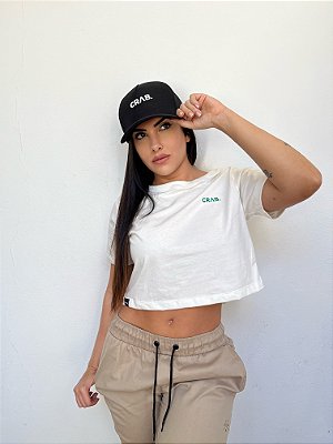 Camiseta Cropped Off White