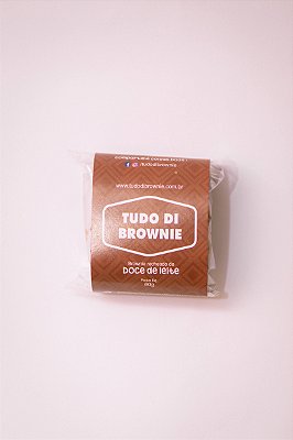 Brownie recheado de Doce de leite