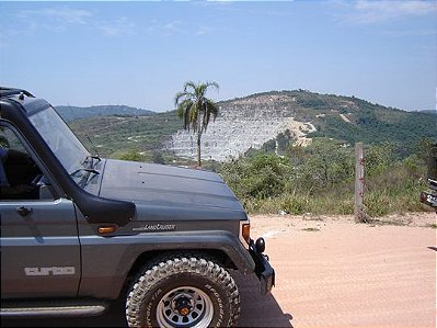 SNORKEL OGZ EM FIBRA COMPLETO PARA LAND CRUISER