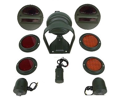 KIT DE ILUMINAÇÃO MILITAR PARA  JEEP E VIATURAS MILITARES