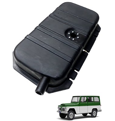 TANQUE DE COMBUSTÍVEL PLASTICO JEEP RURAL FORD WILLYS 1964 A 1977 56L