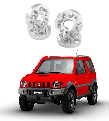 ESPACADOR ALARGADOR DE RODAS AVM 38,1MM 5 FUROS SUZUKI JIMNY 4 PEÇAS