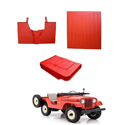 Kit Assoalho Jeep Ford Willys com Caixa De Ferramenta Cj5