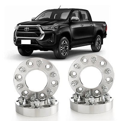 Jogo 4 Alargador Espaçador de Rodas 32mm Avm Hilux 2020 a 2023