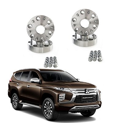 Espaçador Alargador de Rodas 38mm Avm Pajero Sport 2020 a 2023 Jogo