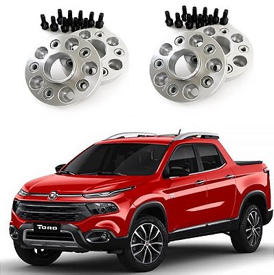 Espaçador Alargador de Rodas 32mm Avm Fiat Toro 2016 a 2022 Jogo 4 pçs