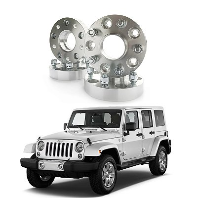 Espaçador Alargador de Rodas 32mm Avm Jeep Wrangler JL 2007 /2018 Jogo