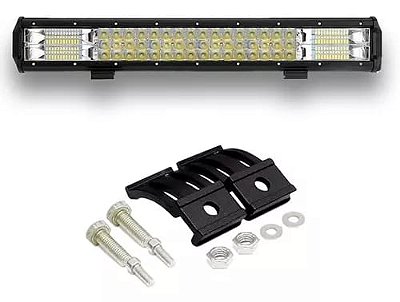 Farol De Milha Barra Led 288w7D Leds Foco Duplo Automotivo